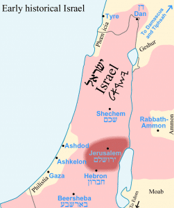 Historical Israel map public domain1 251x300 Israel History – Wars in Israel   leading up to the War of Independence